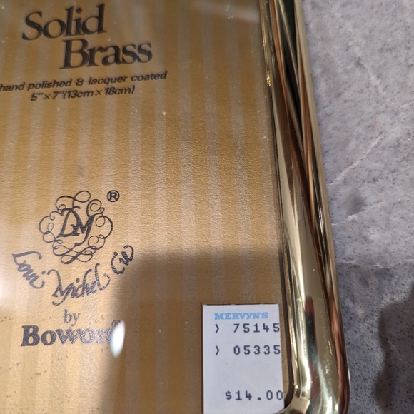 Solid brass 5 x 7 vintage frame - Picture 5 of 10